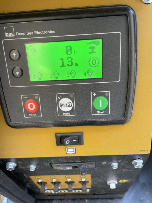 2022 Allmand NLV3GR (4) LED Light Fixture 350W, 23' Vertical Mast, 3kW Prime, Towable, ES Decals, T3