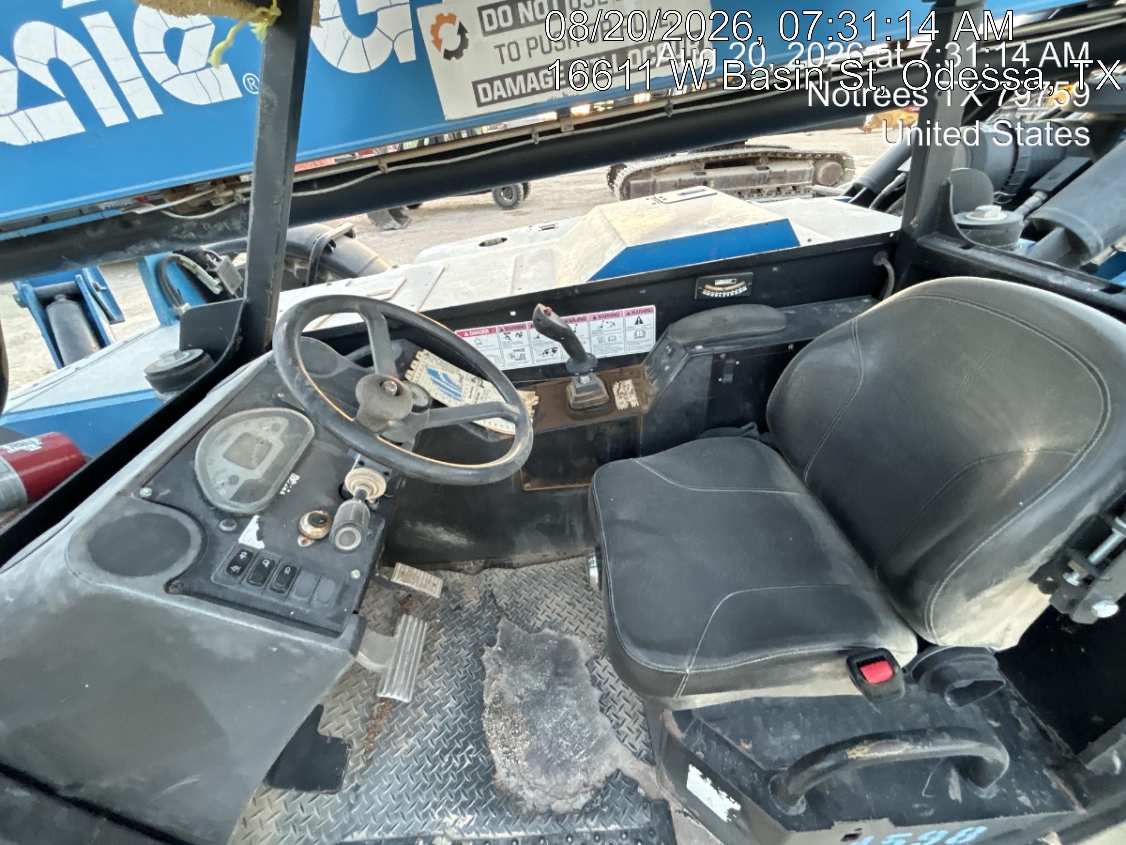2017 Genie GTH-1056 Genie GTH1056, Solid Tires, 60" carriage, Light Kit, Open ROPS