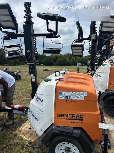 2023 Generac MLT2 Diesel, Flex Switch 120V Input, Powerzone Controller, 
(4) 320W LED Lights, 4kW Generator, 39.9 Gal Fuel Tank, 2" Ball, T3