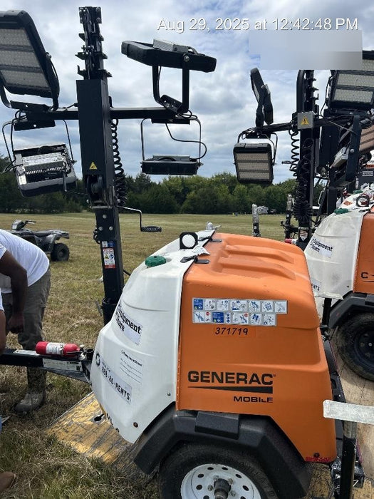 2023 Generac MLT2 Diesel, Flex Switch 120V Input, Powerzone Controller, 
(4) 320W LED Lights, 4kW Generator, 39.9 Gal Fuel Tank, 2" Ball, T3