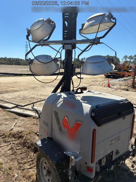 2019 Wacker Neuson LTV6L-MH Wacker Neuson LTV6L Mobile Light Tower w/Fuel Level Sensor Installed
