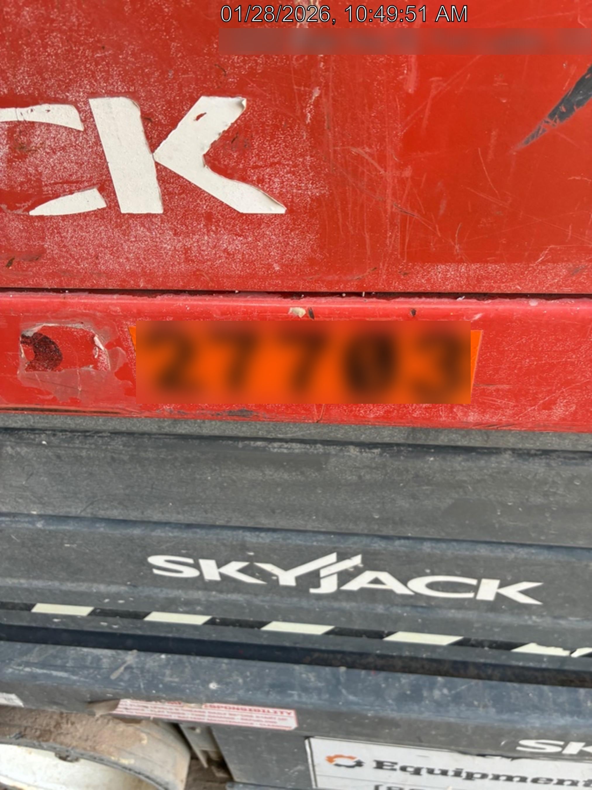 2019 Skyjack SJIII-3226 Standard Options