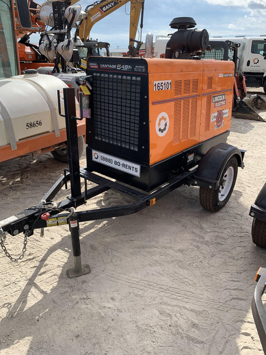 2021 Lincoln Electric Vantage 549X Ready Pak 3, ORANGE (includes trailer, cable rack, fender light kit)