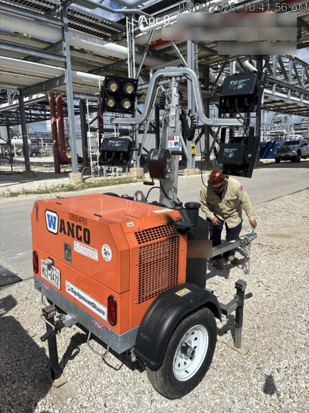 2024 Wanco WLTT-4MM4K Diesel, Deep Sea Controller, Shore Power Plug, Auto Start, (4) 350W LED Floodlights, 4kW Generator, 60 Gal Fuel Tank, 2" Ball, T3