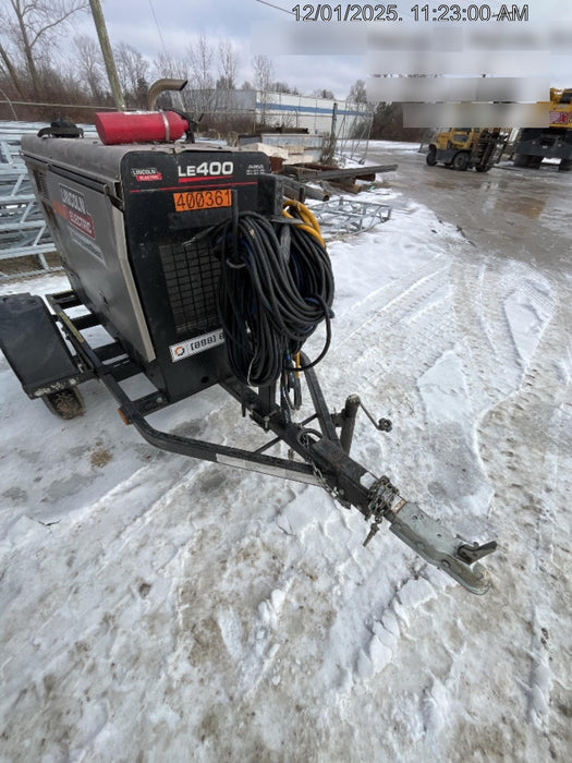 2024 Lincoln Electric LE400 Kubota V1505, Trlr, Cable Rack, Light Kit, ES Decals, T3