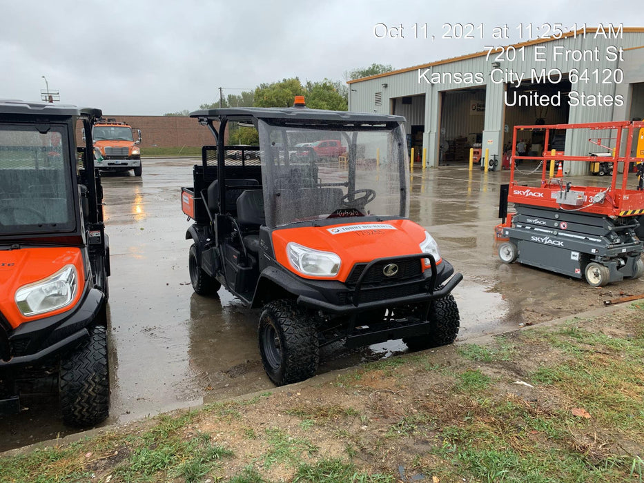 2022 Kubota RTV-X1140W-H Plastic Canopy, Windshield Acrylic Clear, LED Strobe Light, Wire Harness Kit, Back up Alarm