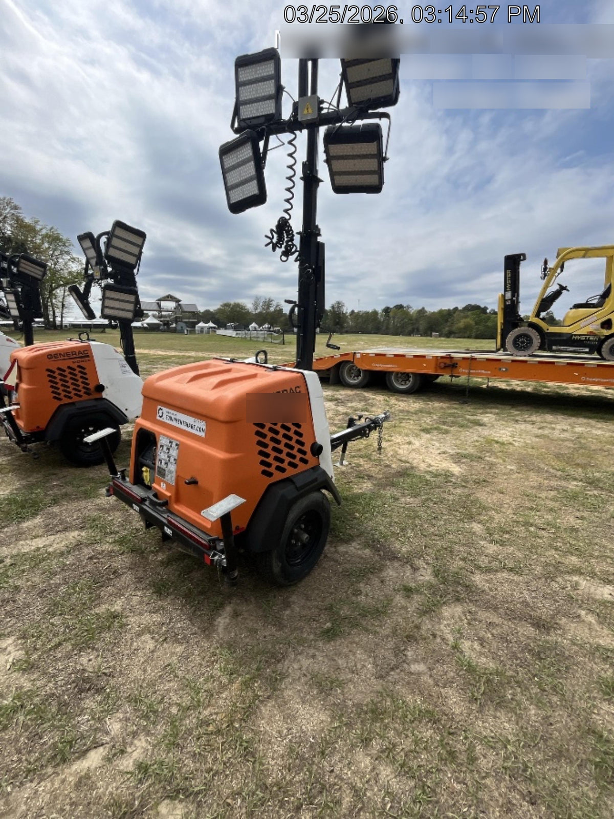 2023 Generac MLT2 Diesel, Flex Switch 120V Input, Powerzone Controller, 
(4) 320W LED Lights, 4kW Generator, 39.9 Gal Fuel Tank, 2" Ball, T3
