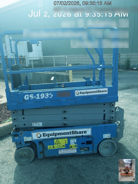 2019 Genie GS-1930 Fixed rails with chain Entry