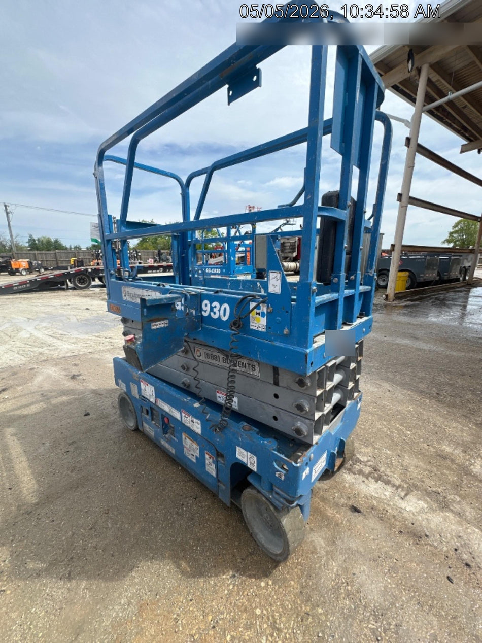 2020 Genie GS-1930 Solid Non Marking Tires, Beacon, Folding rails with half height swing gate