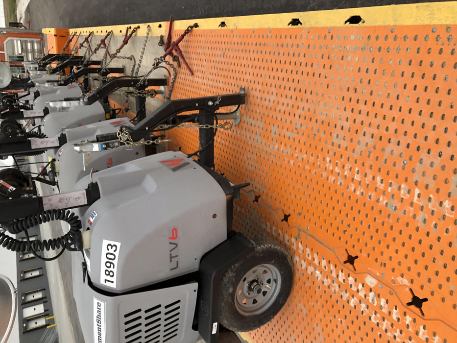 2018 Wacker Neuson LTV6L-MH Wacker Neuson LTV6L Mobile Light Tower w/Fuel Level Sensor Installed