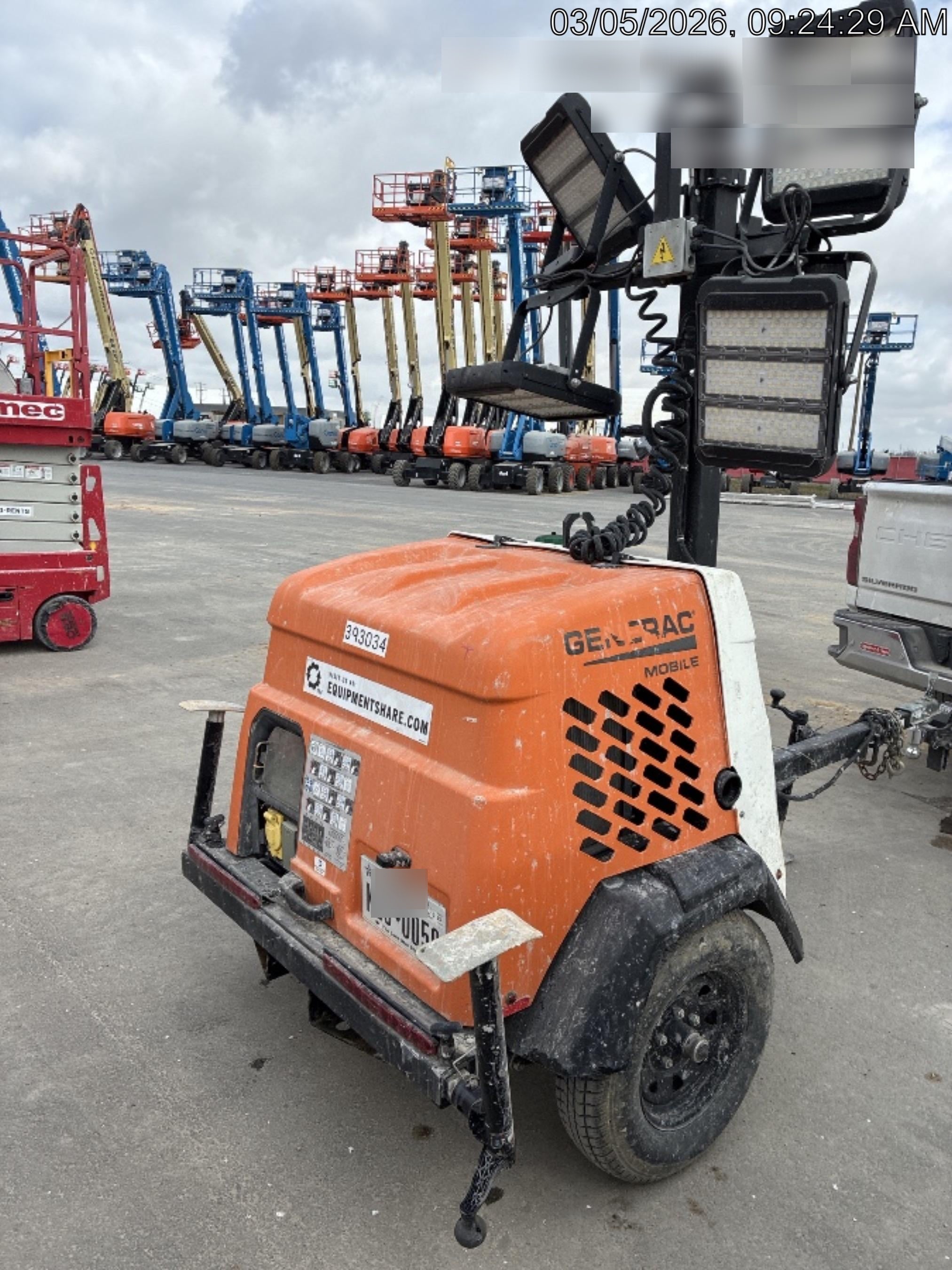 2024 Generac MLT2 Diesel, Flex Switch 120V Input, Powerzone Controller, 
(4) 320W LED Lights, 4kW Generator, 39.9 Gal Fuel Tank, 2" Ball, T3