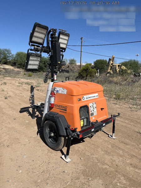 2024 Generac MLT2 Diesel, Flex Switch 120V Input, Powerzone Controller, 
(4) 320W LED Lights, 4kW Generator, 39.9 Gal Fuel Tank, 2" Ball, T3