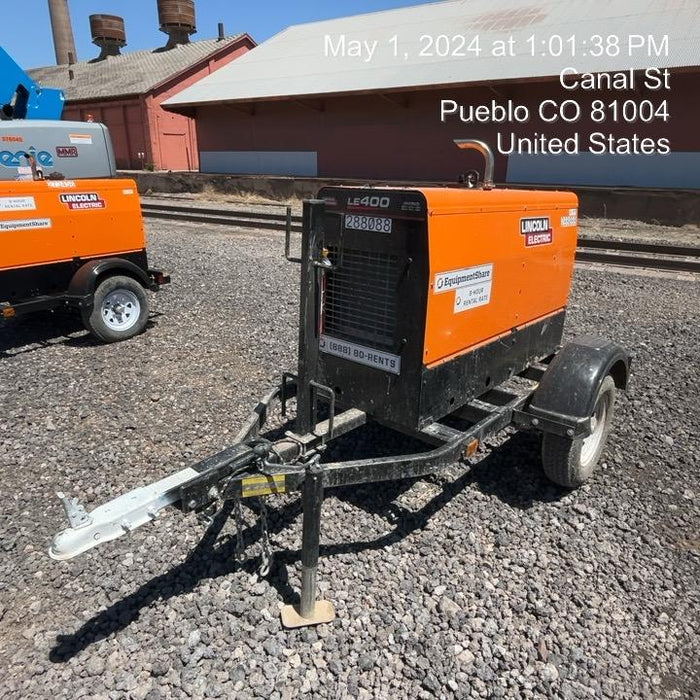 2023 Lincoln Electric LE400 Kubota V1505, Trlr, Cable Rack, Light Kit, ES Decals, T3