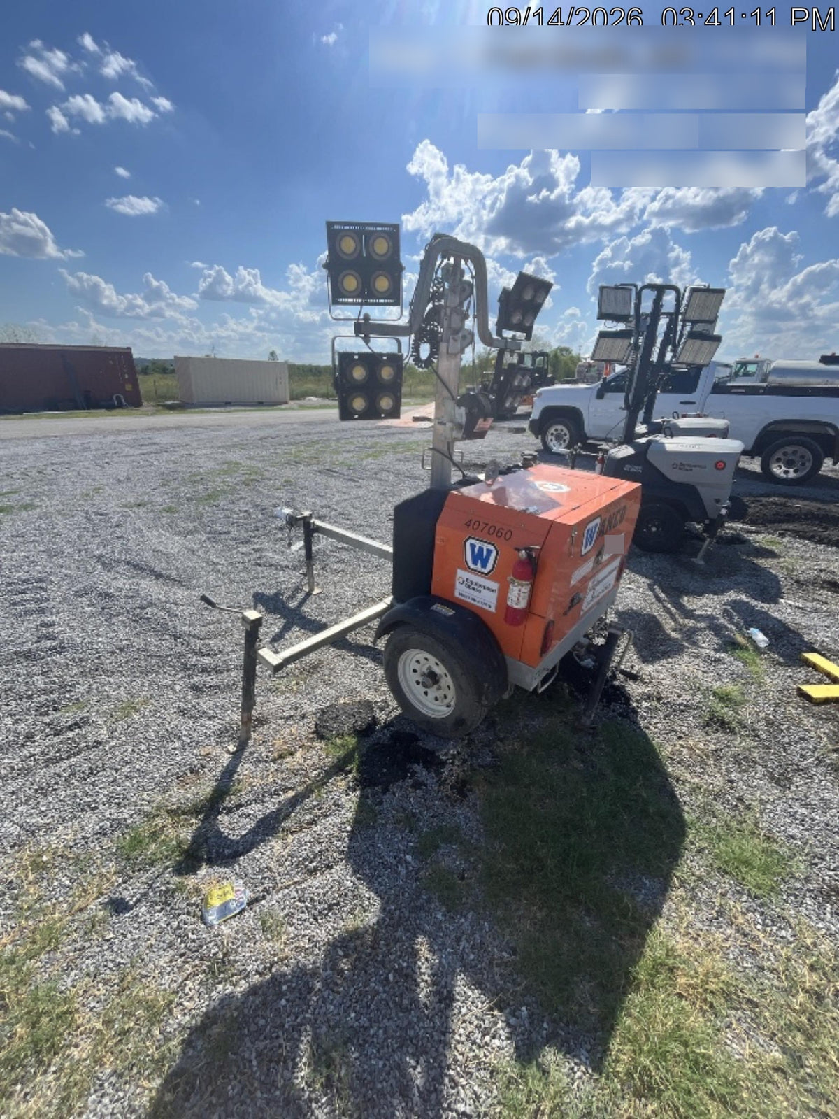 2024 Wanco WLTT-4MM4K Diesel, Deep Sea Controller, Shore Power Plug, Auto Start, (4) 350W LED Floodlights, 4kW Generator, 60 Gal Fuel Tank, 2" Ball, T3