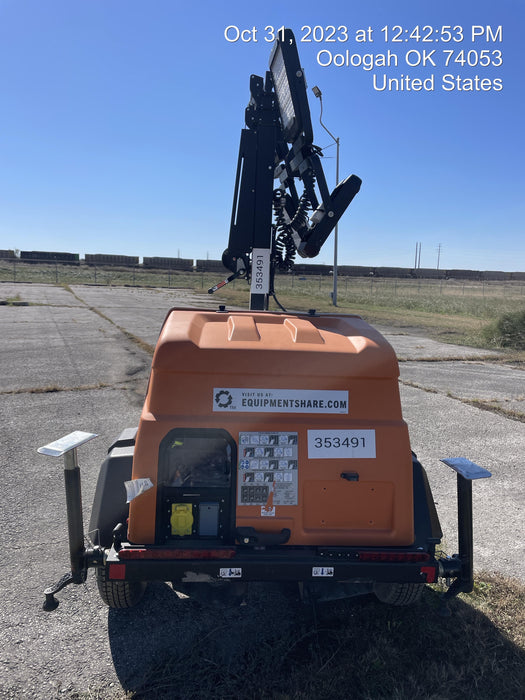 2023 Generac MLT2 Diesel, Flex Switch 120V Input, Powerzone Controller, (4) 320W LED Lights, 4kW Generator, 39.9 Gal Fuel Tank, 2" Ball, T3