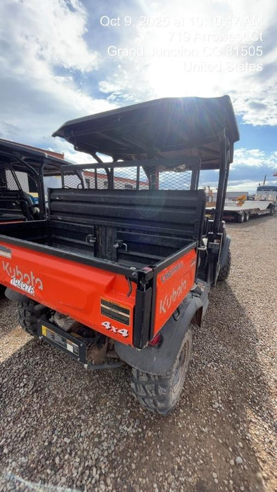 2022 Kubota RTV-X1140W-H Plastic Canopy, Windshield Acrylic Clear, LED Strobe Light, Wire Harness Kit, Back up Alarm