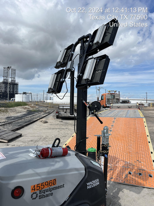 2024 Wacker Neuson LTT4 Diesel, Kohler KDW702, Deep Sea Controller, Auto Start, LED 320W, Bypass Outlet, T3