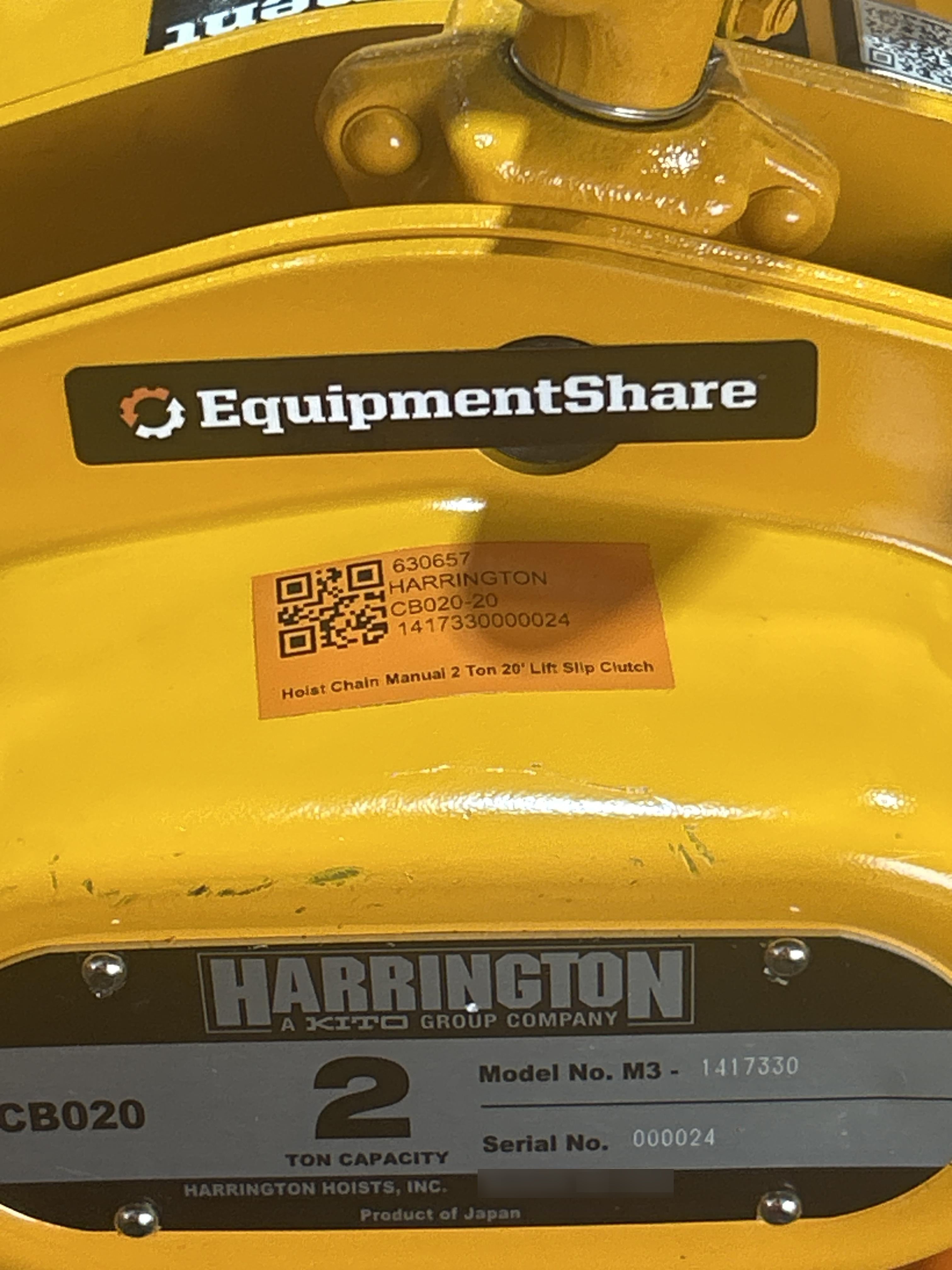 2026 HARRINGTON CB020-20