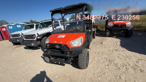 2020 Kubota RTV-X1140W-H Canopy, 4-Seater, Diesel, Windshield Acrylic Clear, Strobe Light, Backup Alarm