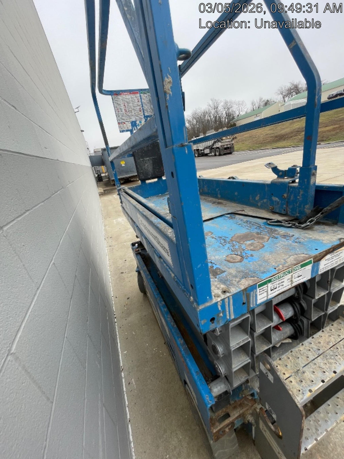 2019 Genie GS-1930 Fixed Rails with Chain Entry