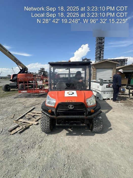 2020 Kubota RTV-X1140W-H Canopy, Diesel, 2 Seater, HDWS Tires, Windshield, Back up Alarm, Amber Strobe Light, Cargo Box
