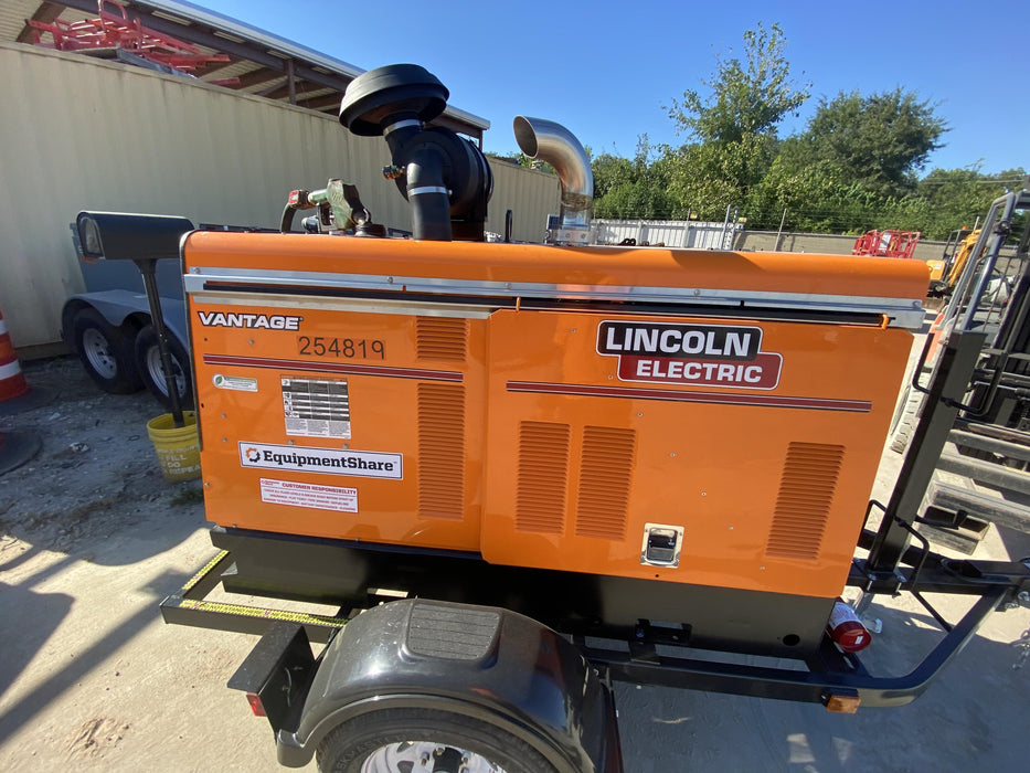 2022 Lincoln Electric Vantage 549X Crosslink Technology, Trailer Mounted, ES Decals, T3