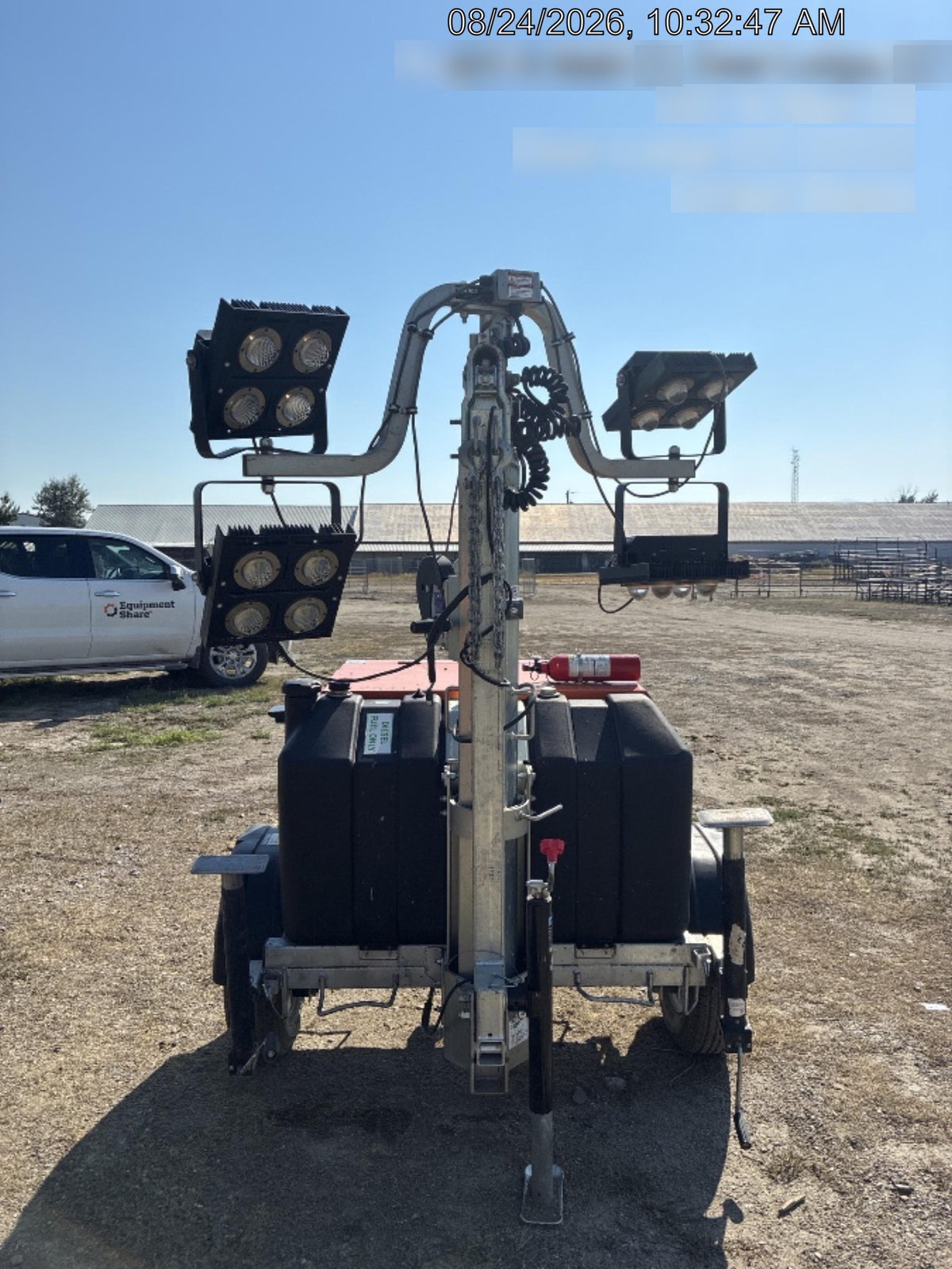 2024 Wanco WLTT-4MM4K Diesel, Deep Sea Controller, Shore Power Plug, Auto Start, (4) 350W LED Floodlights, 4kW Generator, 60 Gal Fuel Tank, 2" Ball, T3
