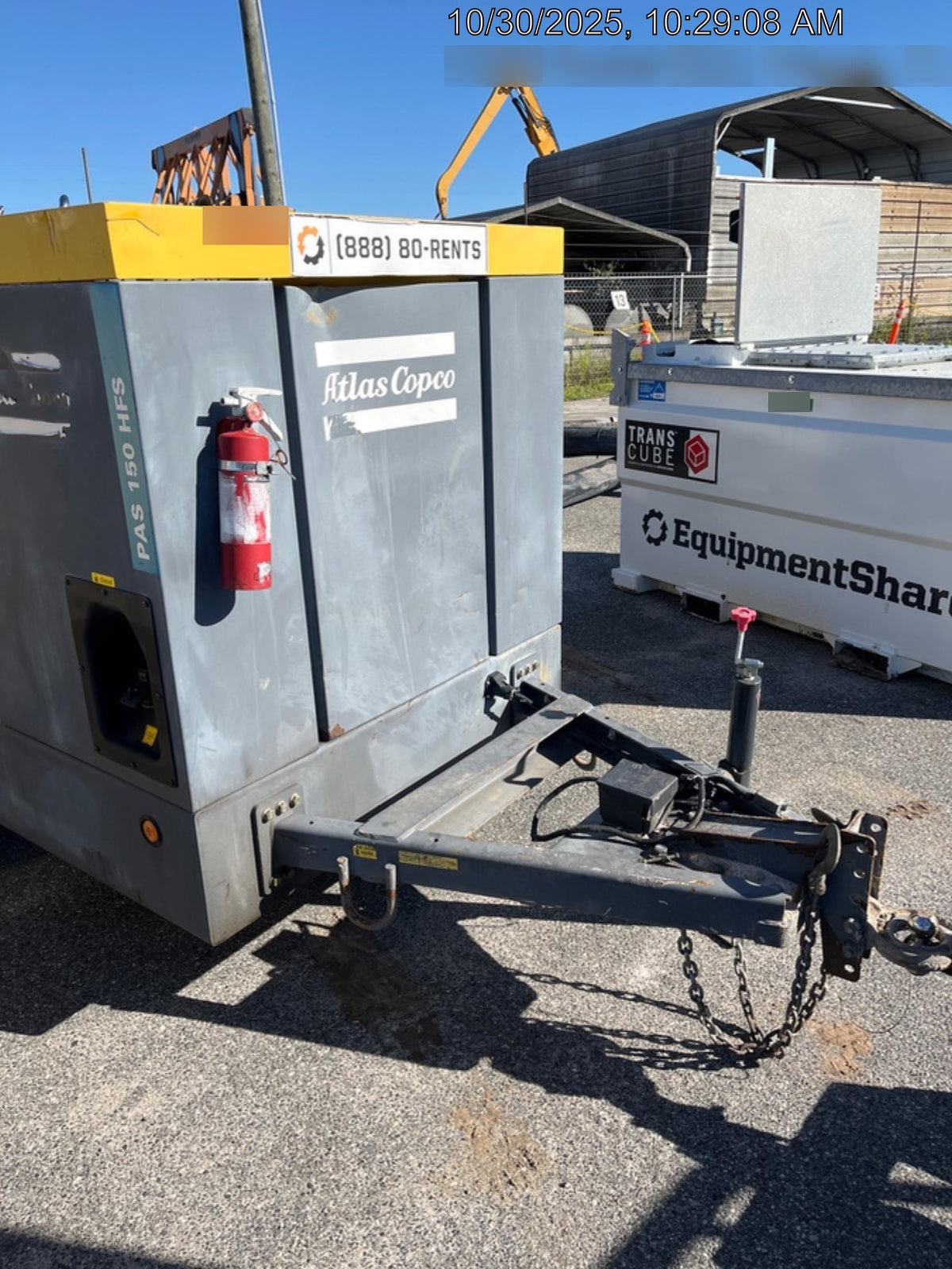 2020 ATLAS COPCO PAS 150 HF CS Enclosed