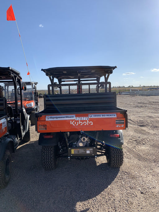2021 Kubota RTV-X1140W-H Plastic Canopy, Windshield Acrylic Clear, LED Strobe Light, Wire Harness Kit, Back up Alarm
