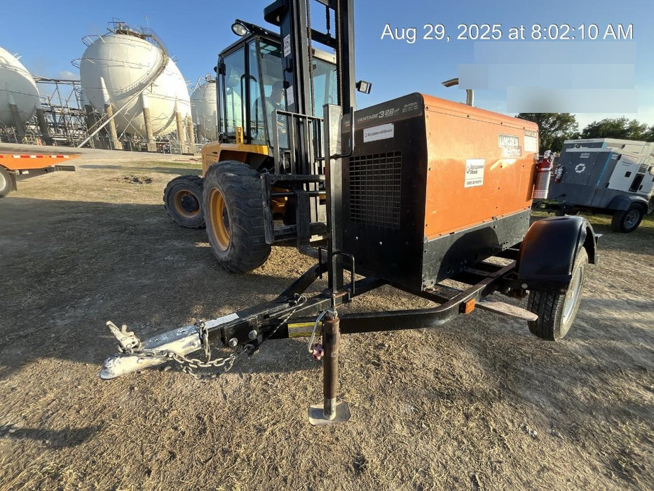 2021 Lincoln Electric Vantage 322 Vantage 322 Ready Pak 3 w/ Decals, ORANGE (includes trailer, cable rack, fender light kit) NO Telematics