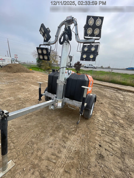 2024 Wanco WLTT-4MM4K Diesel, Deep Sea Controller, Shore Power Plug, Auto Start, (4) 350W LED Floodlights, 4kW Generator, 60 Gal Fuel Tank, 2" Ball, T3