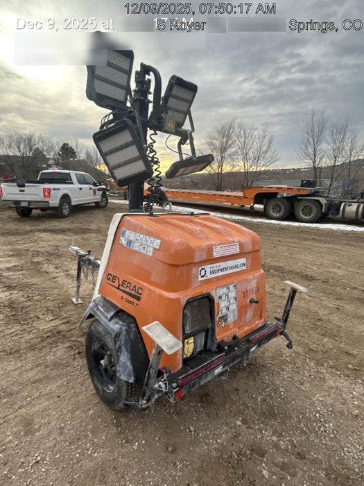 2023 Generac MLT2 Diesel, Flex Switch 120V Input, Powerzone Controller, 
(4) 320W LED Lights, 4kW Generator, 39.9 Gal Fuel Tank, 2" Ball, T3