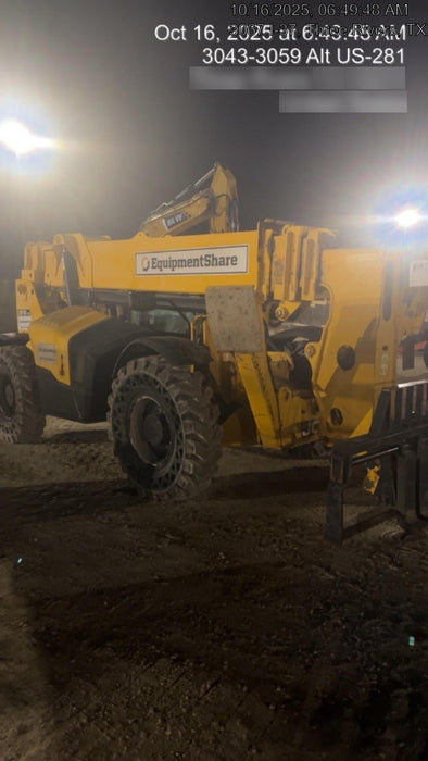 2019 JCB 512-56 109 HP w/CAB/HVAC, Beacon, Aux Hydraulics, Worklights, Solid Tires, 60" Carriage/Forks