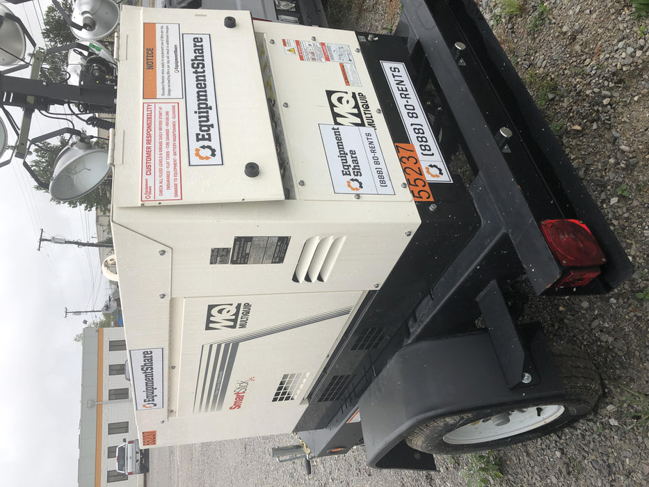 2019 Multiquip DLW400ESA4 Dual Pack, Trailer Mounted