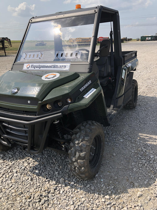 2021 Yanmar YU1000 Canopy, Steel Wheel, Poly WindShield, Beacon, Backup Alarm