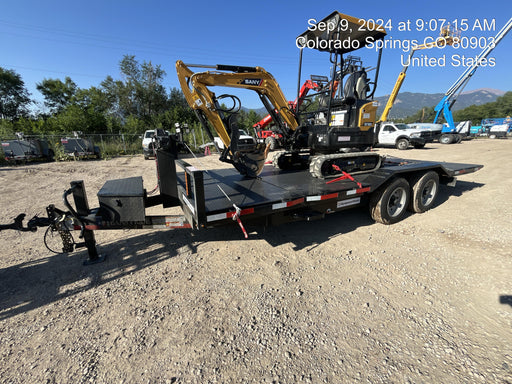 2024 TEXAS PRIDE TRAILERS 21' Lowboy Gravity Tilt Bed 14K Bumper Pull Trailer