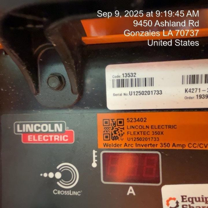 2025 LINCOLN ELECTRIC FLEXTEC 350X