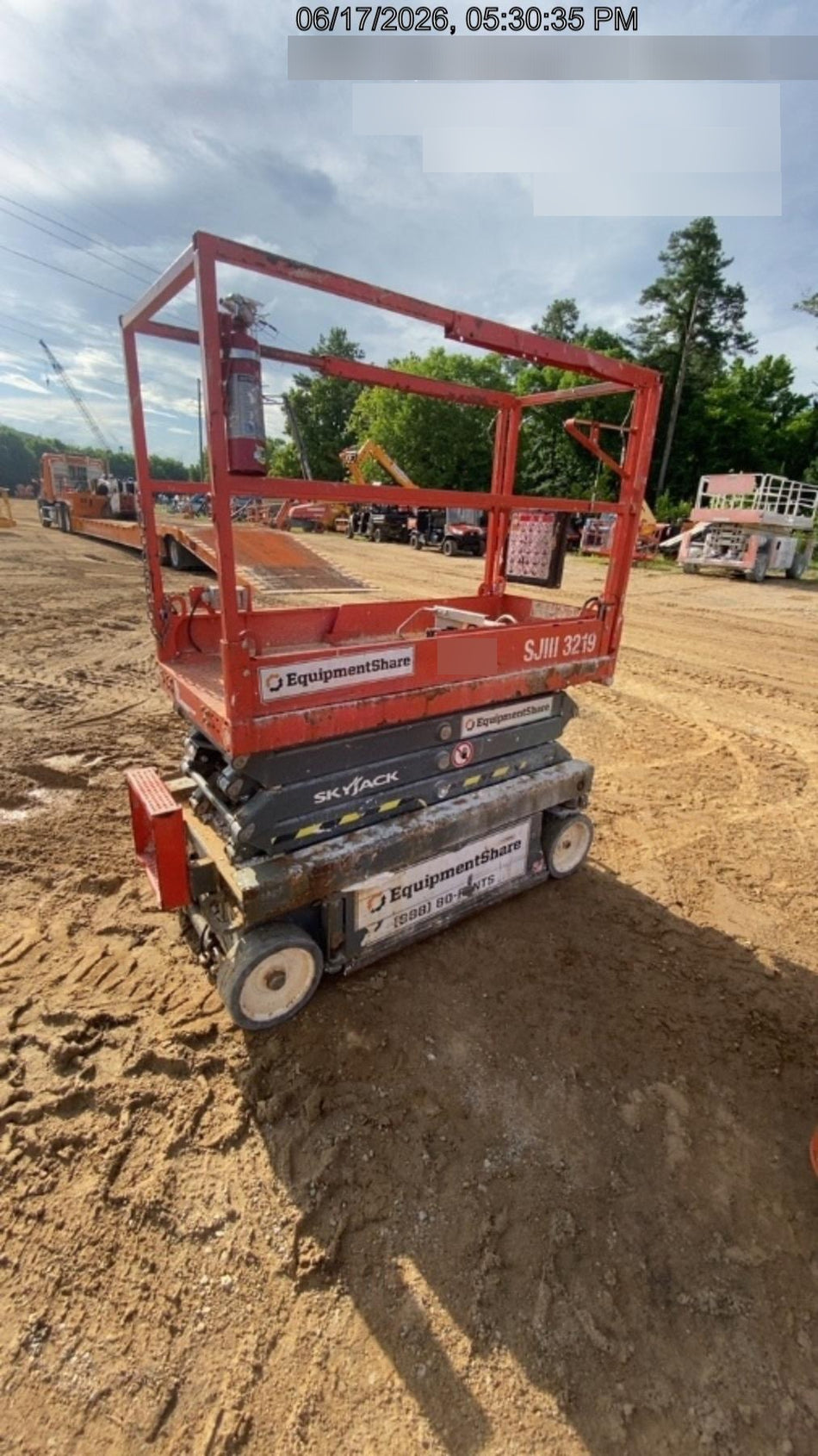 2019 Skyjack SJIII-3219 Skyjack SJIII3219 Standard w/Trojan Batteries