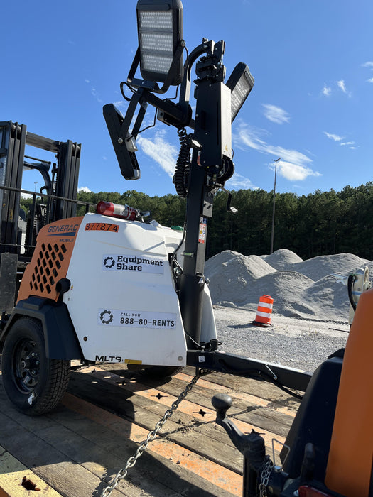 2023 Generac MLT2 Diesel, Flex Switch 120V Input, Powerzone Controller, 
(4) 320W LED Lights, 4kW Generator, 39.9 Gal Fuel Tank, 2" Ball, T3