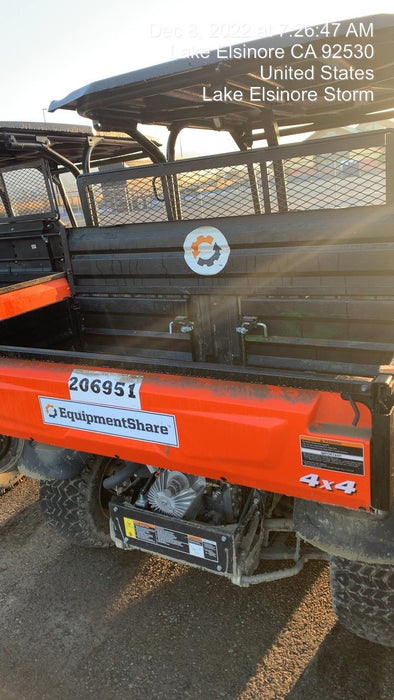 2022 Kubota RTV-X1140W-H Plastic Canopy, Windshield Acrylic Clear, LED Strobe Light, Wire Harness Kit, Back up Alarm