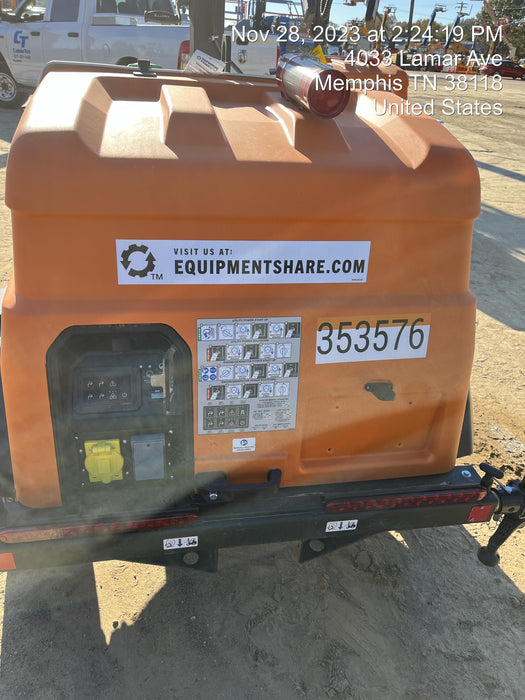 2023 Generac MLT2 Diesel, Flex Switch 120V Input, Powerzone Controller, (4) 320W LED Lights, 4kW Generator, 39.9 Gal Fuel Tank, 2" Ball, T3