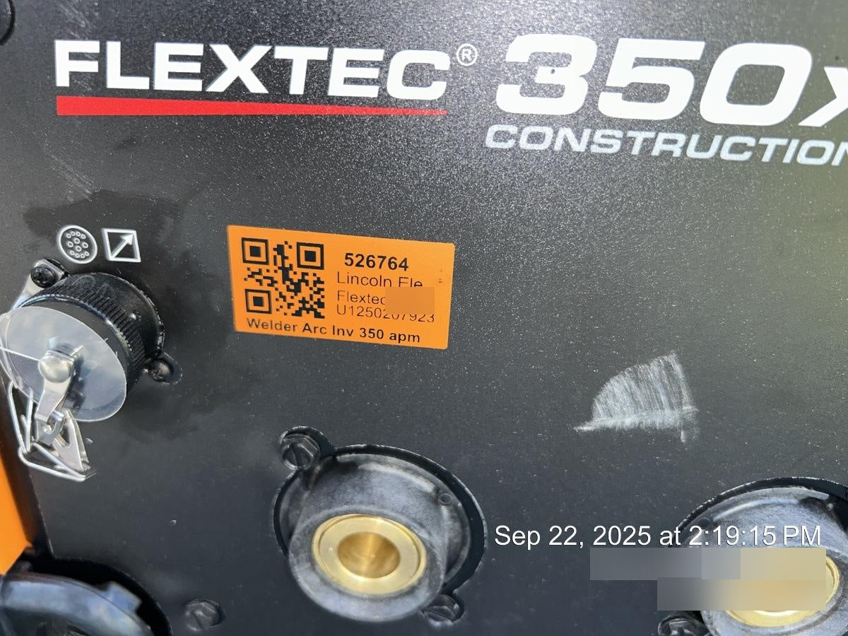 2025 LINCOLN ELECTRIC FLEXTEC 350X