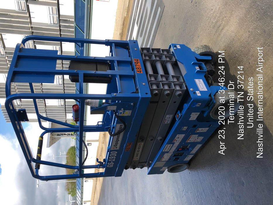 2019 Genie GS-1930 Fixed Rails with Chain Entry