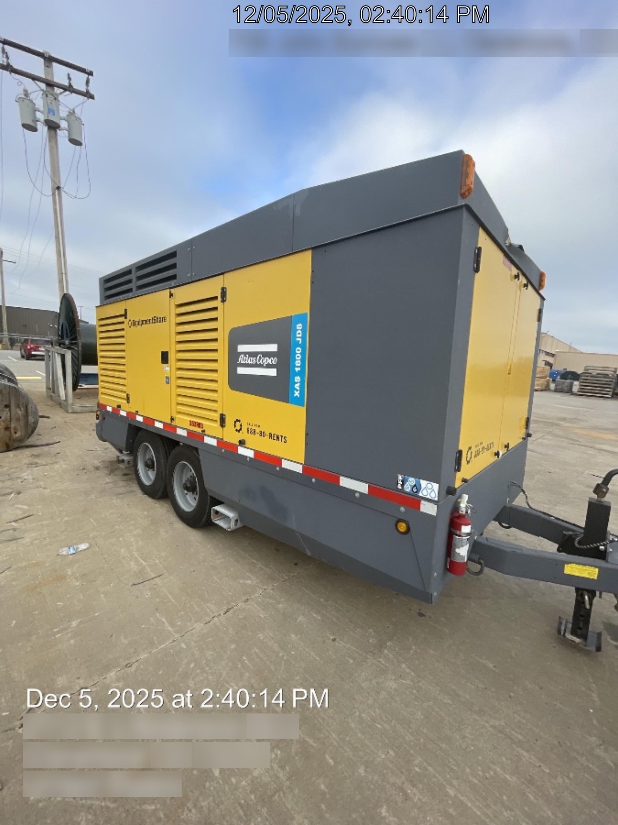 2023 ATLAS COPCO XAS 1800