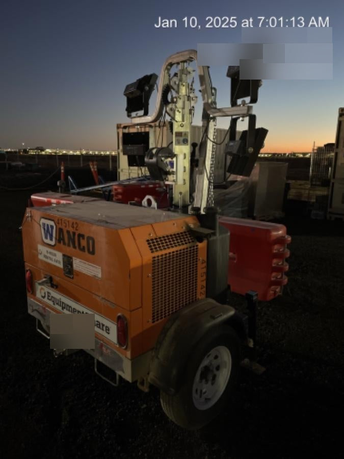 2024 Wanco WLTT-4MM4K Diesel, Deep Sea Controller, Shore Power Plug, Auto Start, (4) 350W LED Floodlights, 4kW Generator, 60 Gal Fuel Tank, 2" Ball, T3