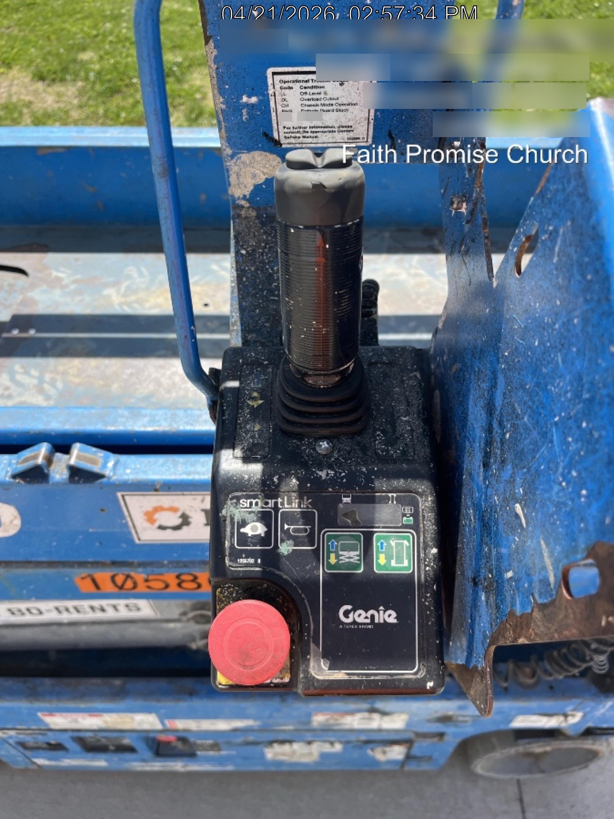 2020 Genie GS-1930 Solid Non Marking Tires, Beacon, Folding rails with half height swing gate