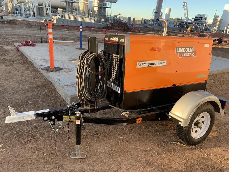 2022 Lincoln Electric LE400 Kubota V1505, Trlr, Cable Rack, Light Kit, ES Decals, T3