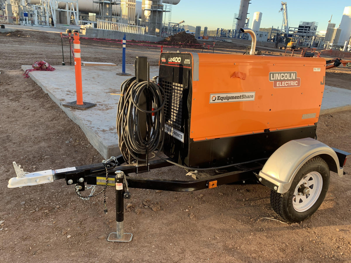 2022 Lincoln Electric LE400 Kubota V1505, Trlr, Cable Rack, Light Kit, ES Decals, T3