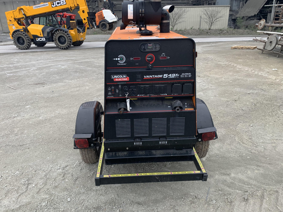 2021 Lincoln Electric Vantage 549X Ready Pak 3, ORANGE (includes trailer, cable rack, fender light kit)