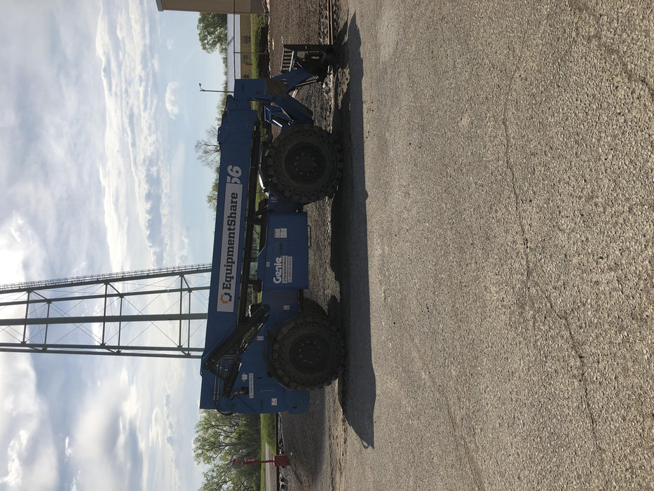 2018 Genie GTH-1056 Genie GTH-1056 w/Enclosed Cab w/HVAC, Work Lights, Solid Tires, Beacon, 60" Carriage and Forks